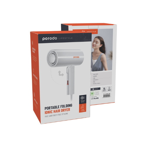 Porodo Portable Folding Ionic Hair Dryer — image 2