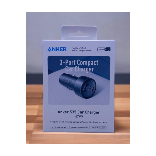 Anker 535 Car Charger 67W With 1 USB & 2 Type-C Ports — image 4