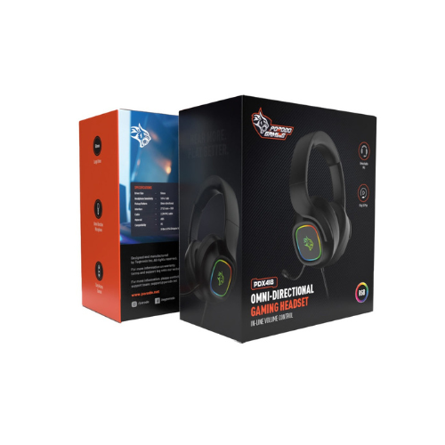 Porodo PDX418 Omni- Directional Gaming Headset Wired — image 2