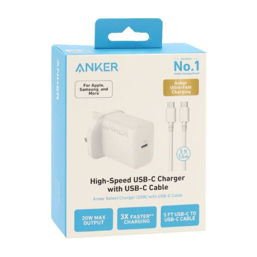 Anker B2347K21 20 Wall Charger with USB C Cable — image 3