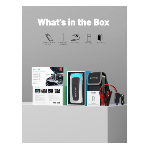 RAV Power 1600MAH Jump Starter 500A MAX — image 2