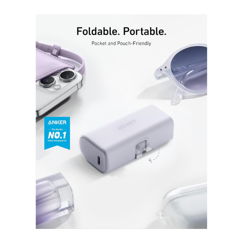 Anker 621 5000MAH Power Bank Built in Lightning Connector WH — image 2