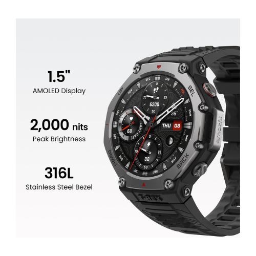 Amazfit T-Rex 3 Smart Watch Onxy — image 2