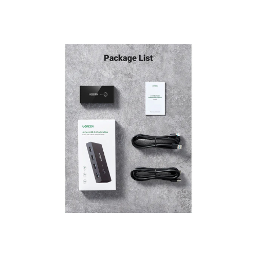 UGREEN 2 In 4 Out USB 3.0 Sharing Switch Box — image 2