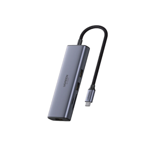 UGreen USB-C 7-IN-1 Multifunction Adapter (Gray) (CM512/90568) — image 4