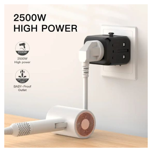 GO-DES 4IN1 World Universal  Travel Charger Wide Voltage GD-B6 — image 2