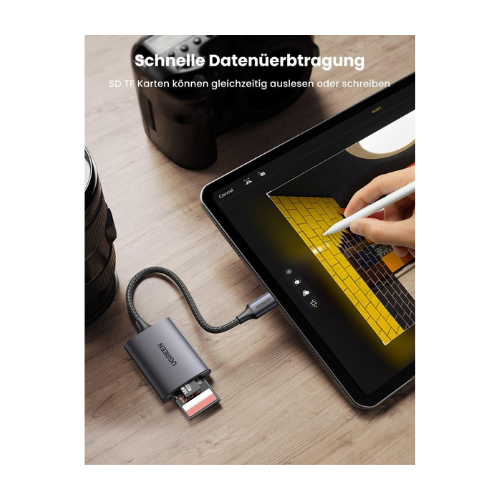 UGREEN 2 IN 1, USB C TO SD / TF Card Reader — image 2