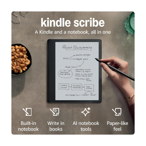 Amazon Kindle Scribe 10.2" with Premium Pen (Tungsten edition) 32GB + 9W Amazon Fast PD Adapter — image 4
