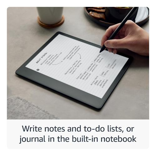 Amazon Kindle Scribe 10.2" with Premium Pen (Tungsten edition) 32GB + 9W Amazon Fast PD Adapter — image 1