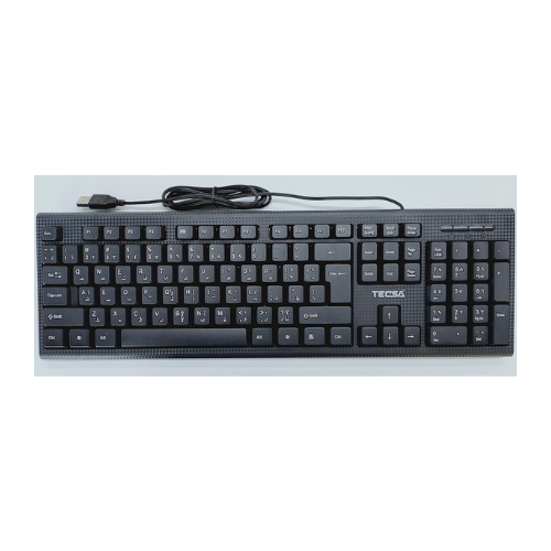 TECSA D11 Desktop Wired Keyboard , Black — image 1