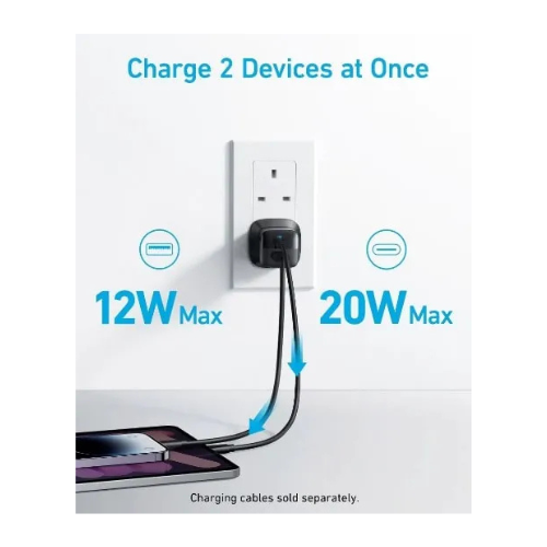 Anker 323 Home Mobile Charger Power Port 33W 1C 1A A2331K11 — image 3