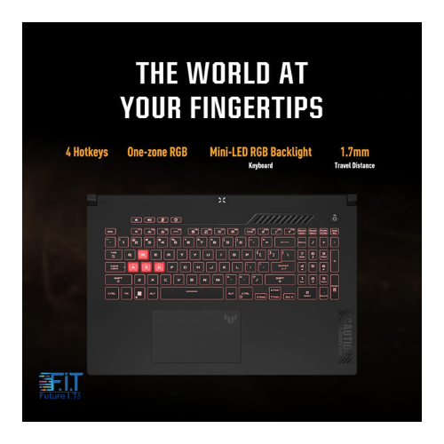 ASUS TUF Gaming F17 FA707NU-DS74 AMD Ryzen 7 7735HS 3.2GHz/17.3''/1920x1080 144Hz IPS/16GB/1TB SSD/6GB NVIDIA GeForce RTX 4050/Win 11 Gaming Laptop — image 2
