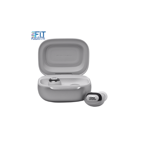 JBL Live Buds 3 - True Wireless Noise-Cancelling Bud-Type Earbuds, 40Hrs Total Playback, Wireless Charging, 6 Mics for Perfect Calls — image 3