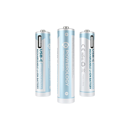 Powerology AAA USB C Rechargeable Lithium Battery — image 1