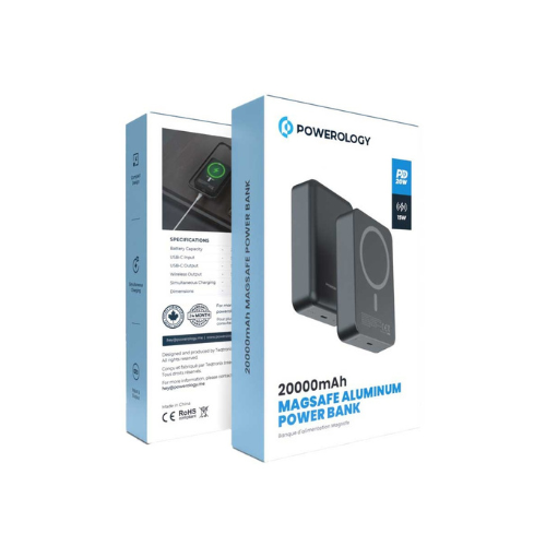 Powerology 20000 MAH Magsafe Aluminium Powerbank — image 3