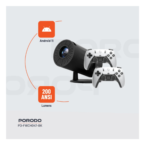 Porodo Gaming  Projector With Controlller With Games — image 2