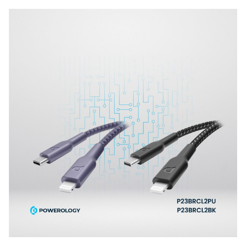 Powerology Bradied USB C TO Lightning Data & Fast Charging Cable — image 2
