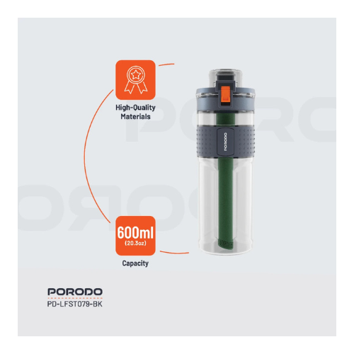 Porodo 2 Stage Filtaration Water  Bottle — image 2