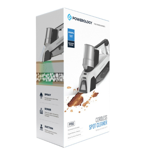 Powerology Cordless Spot Cleaner - White — image 3