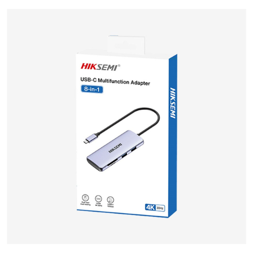 HIKSEMI DS8 Type-C To HDMI+USB3-3+USB2+SD-TF+PD  Multifunction HUB — image 2