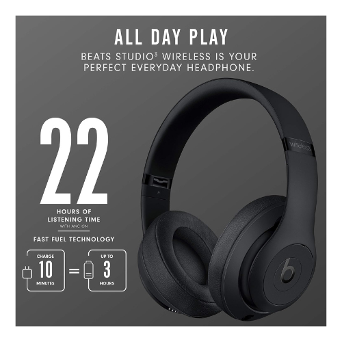 Beats Studio3 Wireless Noise Cancelling Over-Ear Headphones — image 3