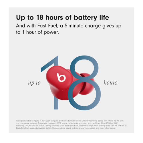 Beats Solo Buds Wireless Bluetooth Earbuds 18 Hours of Battery Life — image 2