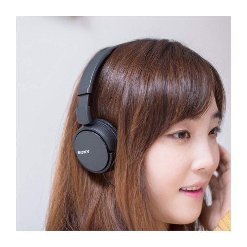 Sony ZX Series Wired On-Ear Headphones, Black MDR-ZX110 — image 3