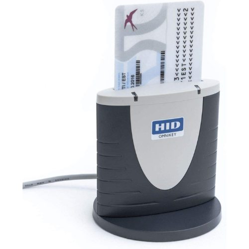 HID OMNIKEY 3121 R31210320-01 Smart Card Reader - USB 3. 0 - Gray — image 2