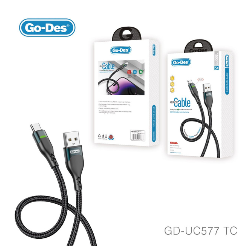 GO-DES QUICK CABLE 1000MM 5A Charging + Data Transmission GD-UC — image 1