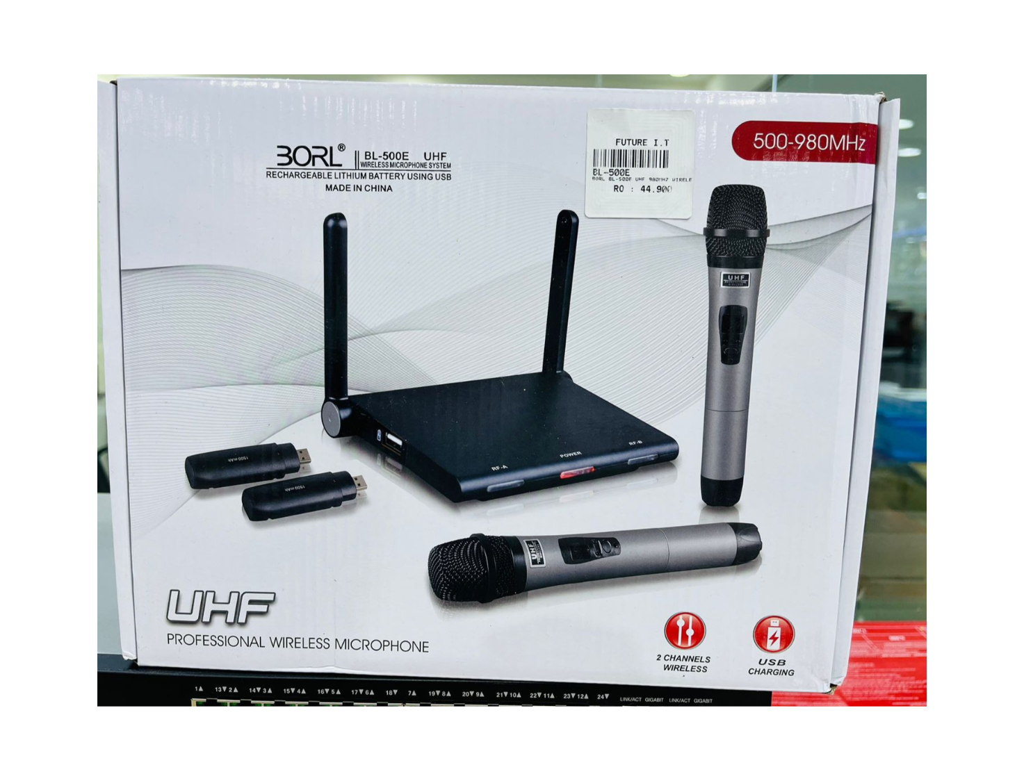 Borl BL-500E UHF Professional Wireless Microphone — image 2
