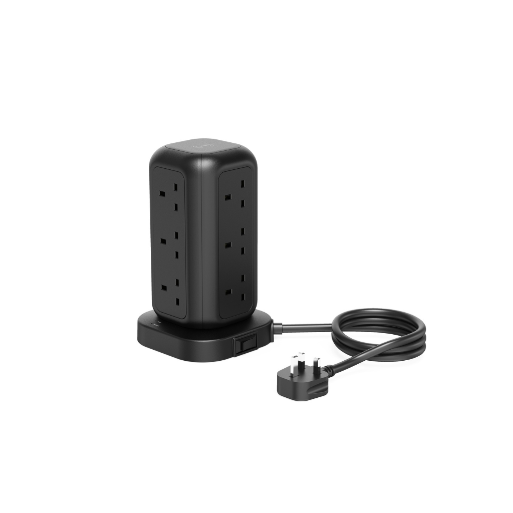 Powerology 12 Socket Multiport Tower Hub Extension PWCUQC013 — image 2