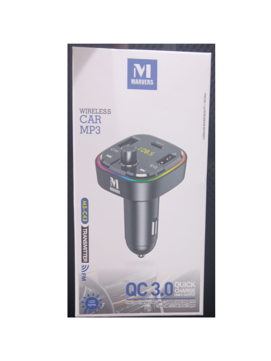 Marvers MS-C43 Car FM Modula Quick Charge — image 2