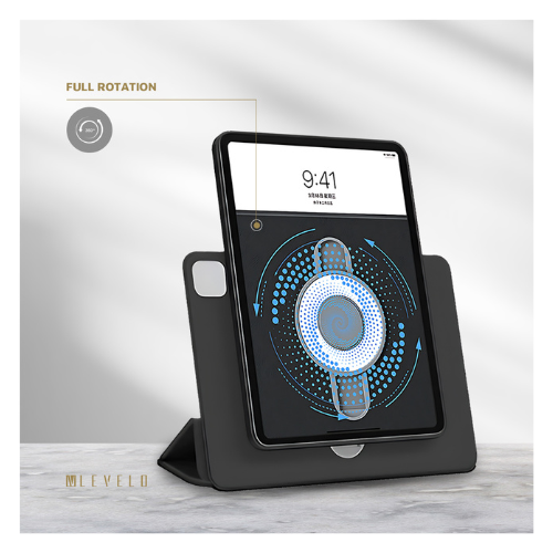 Levelo 13"  Detachable Case For I PAD PRO 2024, Black 360 RO — image 3