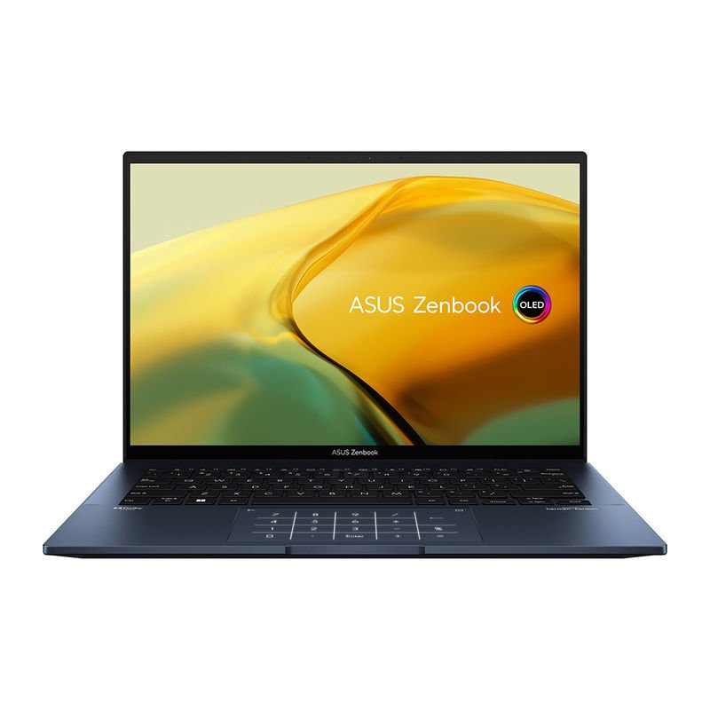 Asus Zenbook 13 UX3402ZA-OLED1P7W Intel Core i7 1260P 2.10Ghz 16GB RAM 1TB SSD, Intel Iris X Graphics, 14.0" OLED 2.8K ( 2880x1800 ), Wireless, Bluetooth, Camera, Windows 11 Home, English Arabic KeyboardBlue Color — image 2