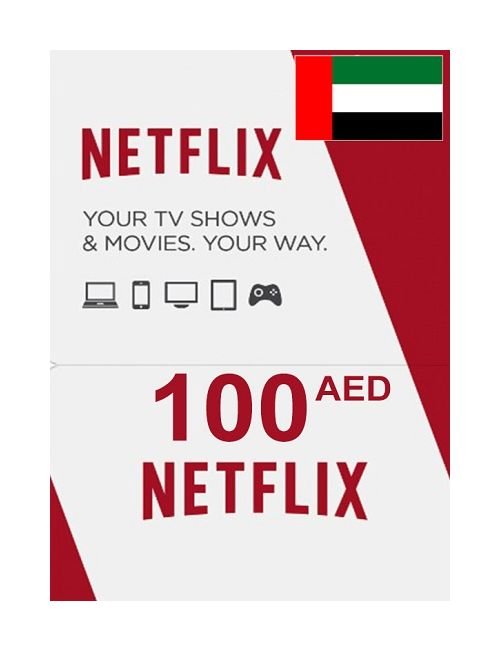 Neflix AED 100 Gift Card — image 1