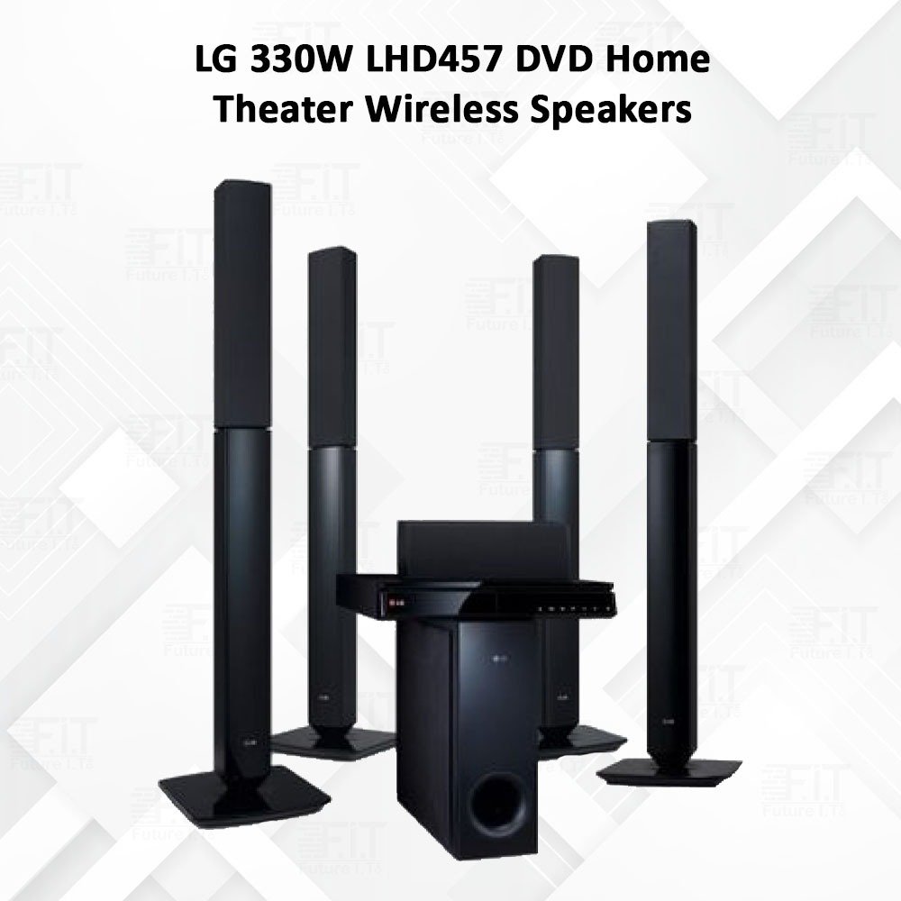 LG 330W LHD457 DVD Home Theater Wireless Speakers — image 3