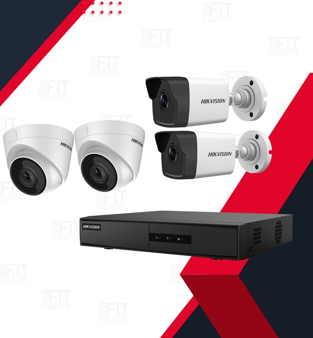 Hikvision Cameras  2 Indoor + 2 Outdoor 1080P Cameras with 4 Channel Hikvision DVR Bundle — image 2