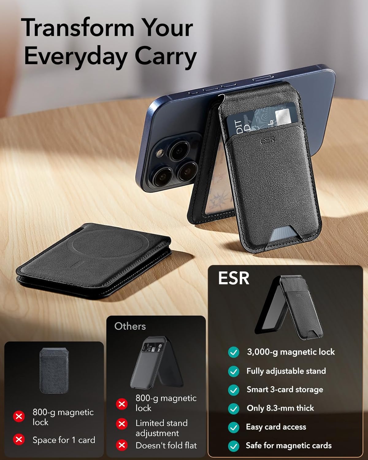 ESR Magnetic Wallet Mix Color Magsafe — image 8