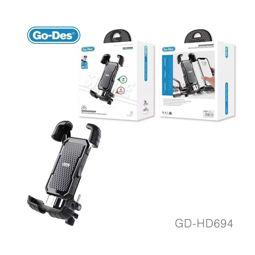 GO DES GD-HD694, Bicycle Cell Phone Holder — image 2