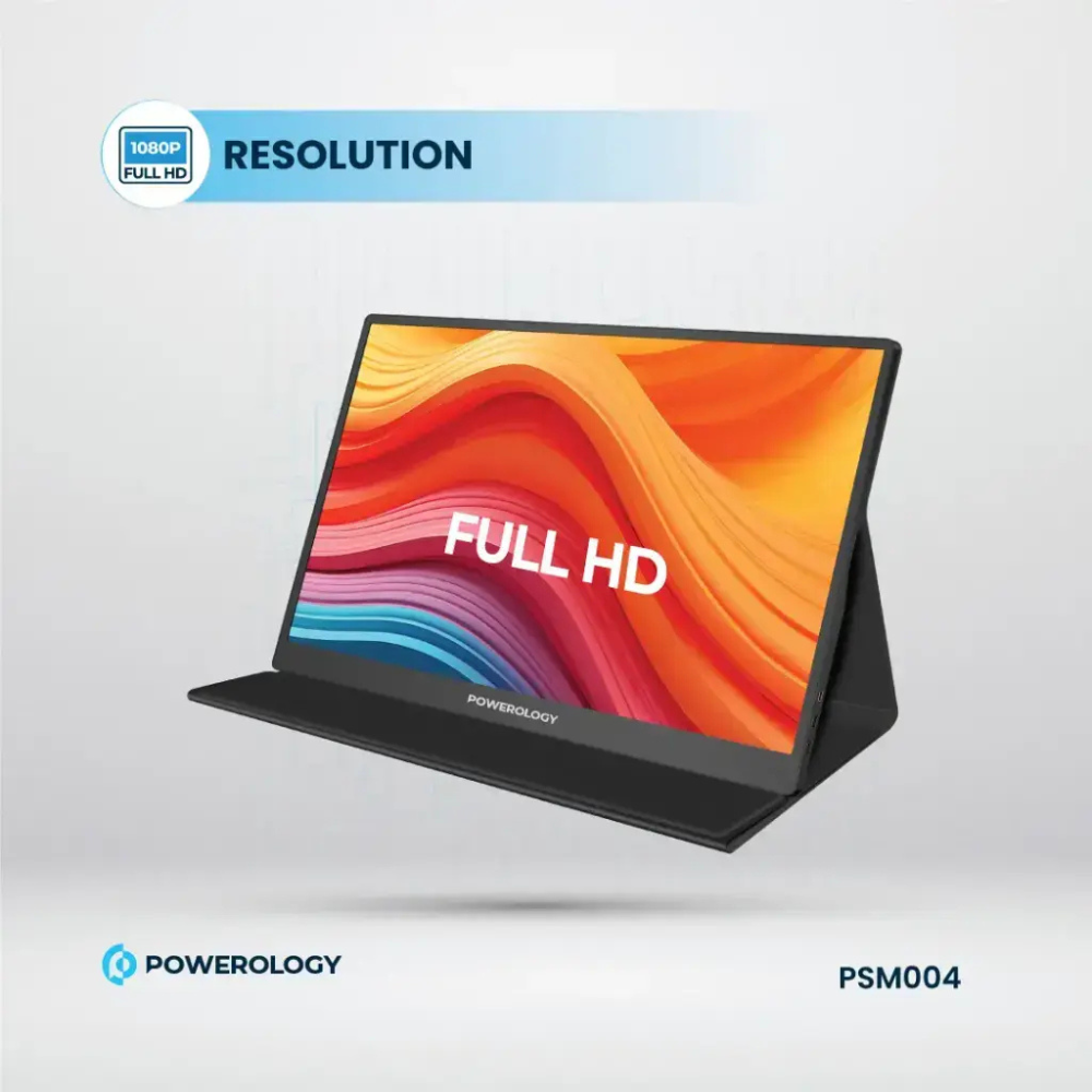POWEROLOGY 15.6" Ultra Slim Portable Monitor 1080P FULL HD — image 3