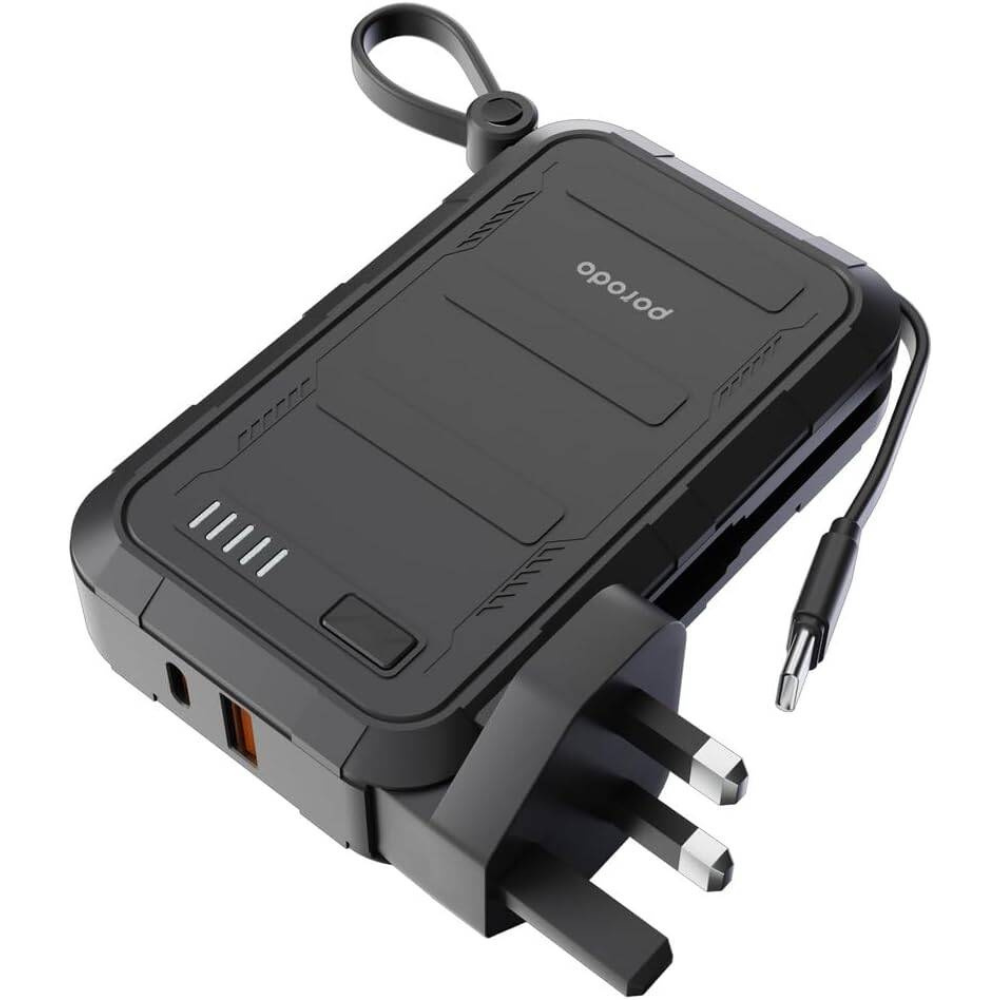 Porodo PB051 10000 MaH WALL Charger Power Bank 20W PD — image 1