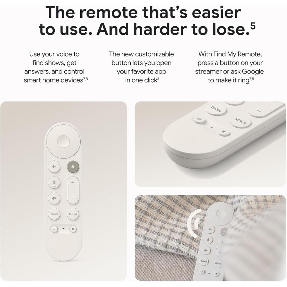 Google TV Streamer 4K Porcelain GA05662 — image 3