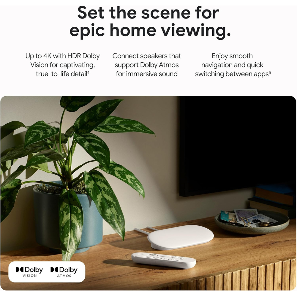 Google TV Streamer 4K Porcelain GA05662 — image 2