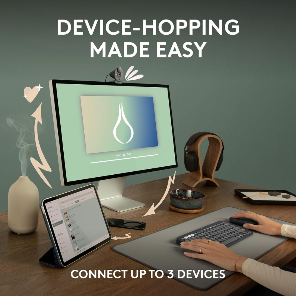 Logitech Pebble Mouse 2 M350s Slim Bluetooth Wireless Mouse — image 3