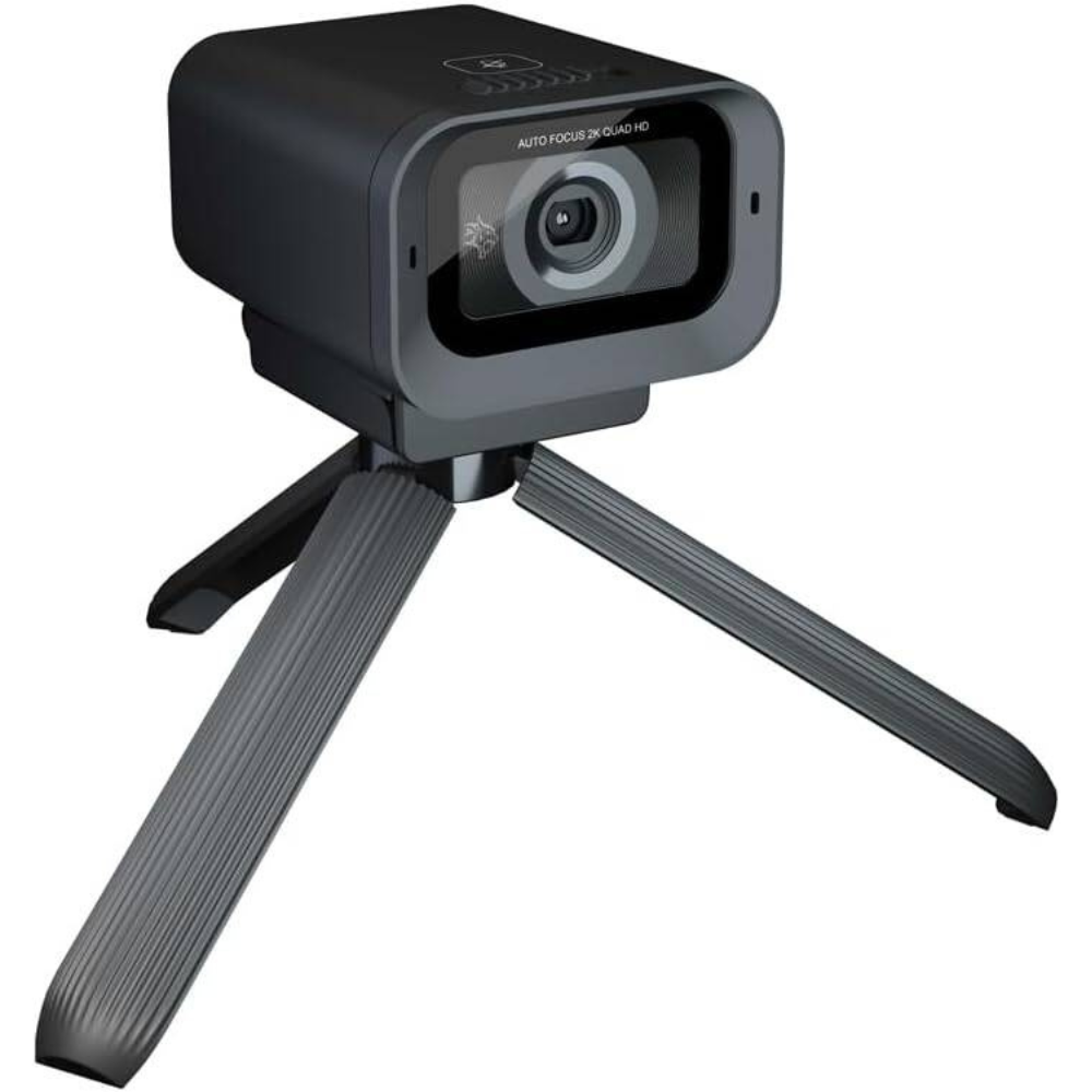 Porodo Gaming 2K 30fps Auto Focus Webcam with in-built Mic and Tripod — image 4