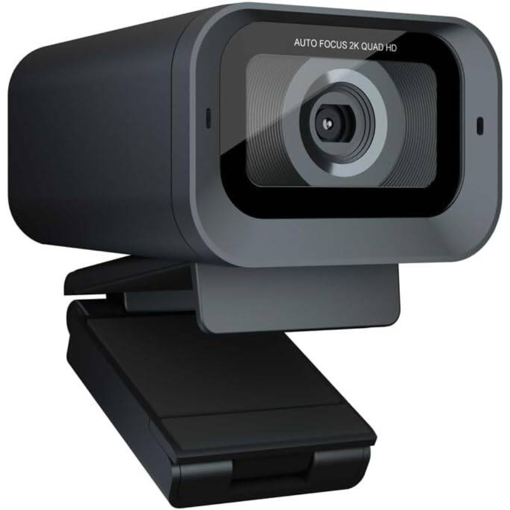 Porodo Gaming 2K 30fps Auto Focus Webcam with in-built Mic and Tripod — image 1