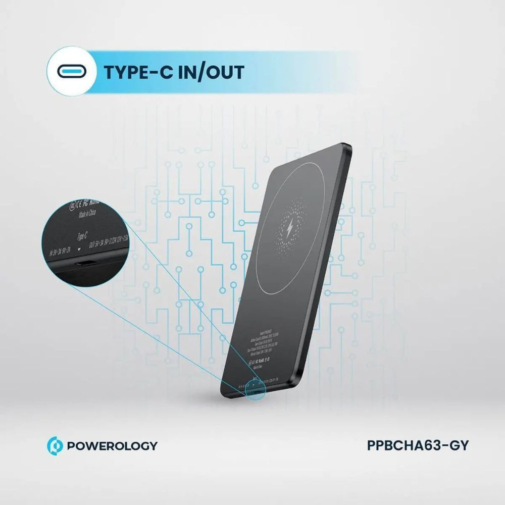 Powerology Ultra-Thin 5000MAH Magsafe Power Bank (PP063) — image 5