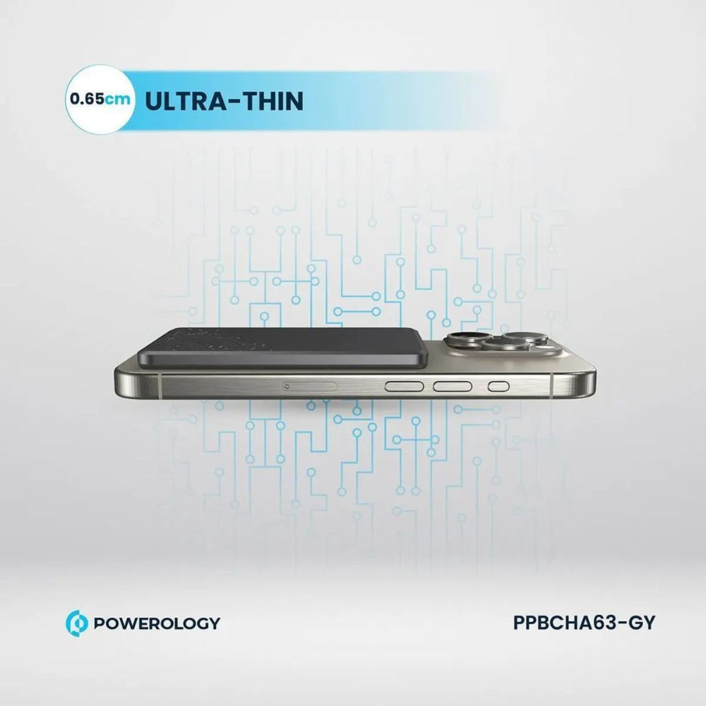 Powerology Ultra-Thin 5000MAH Magsafe Power Bank (PP063) — image 3
