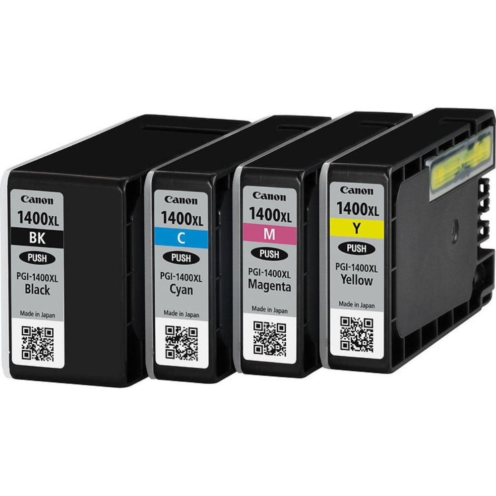 Canon PGI-1400XL High Yield BK/C/M/Y Ink Cartridge Multipack — image 2