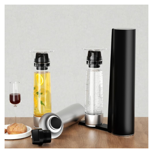 Lepresso Carbonator Instant Sparkling Water Black LPCFFM0017 Fresh Drinks — image 3